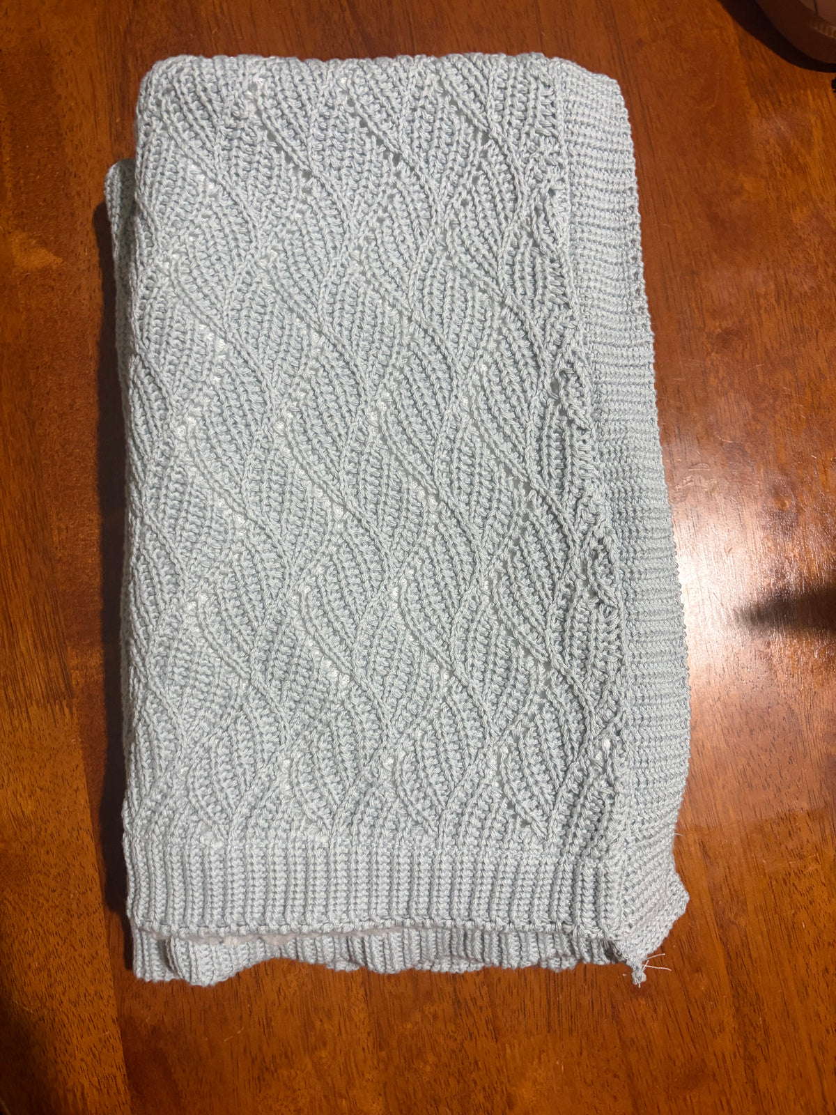 Blanket with fleece lining