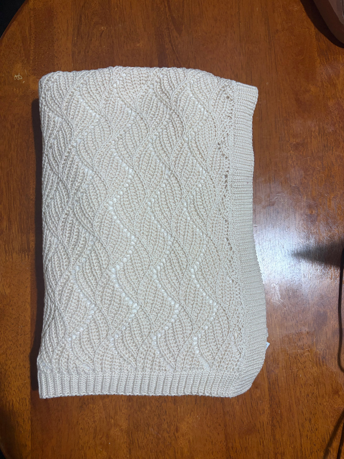 Blanket with fleece lining