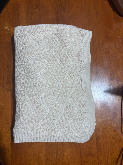Blanket with fleece lining